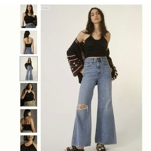 RUCHED HALTER TANK